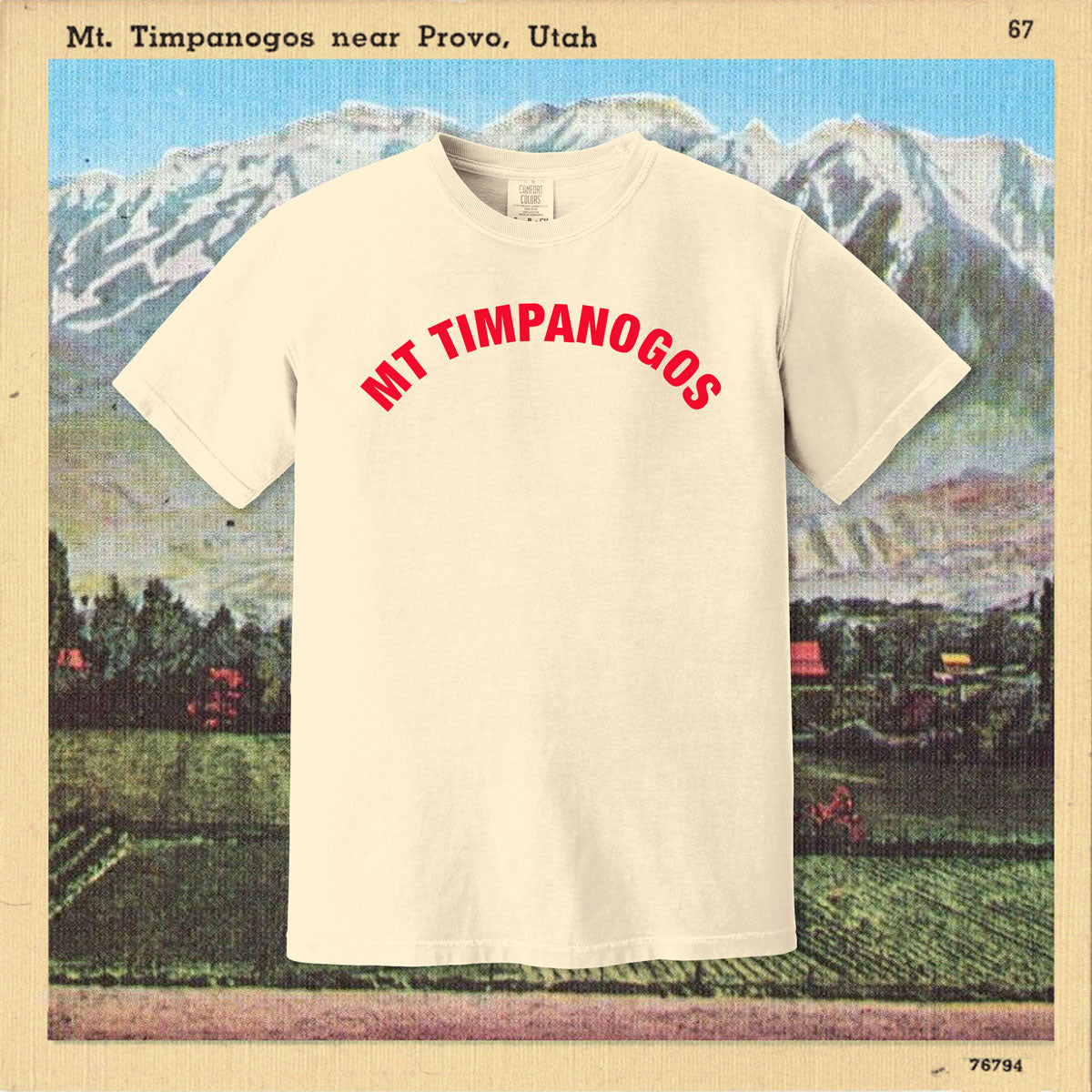 Mt Timpanogos Short Sleeve T-Shirt