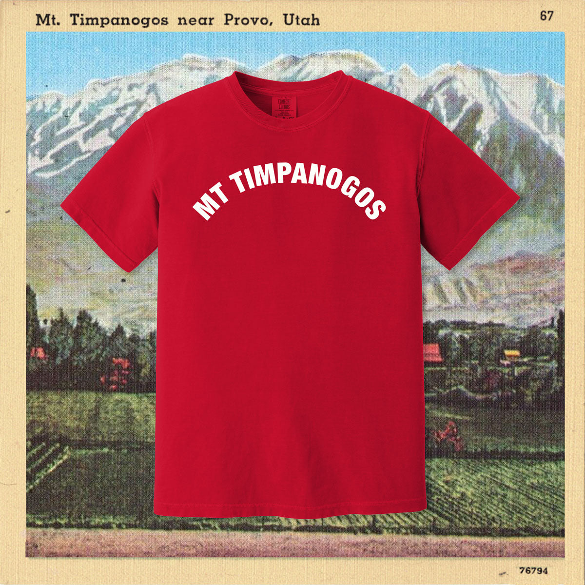 Mt Timpanogos Short Sleeve T-Shirt