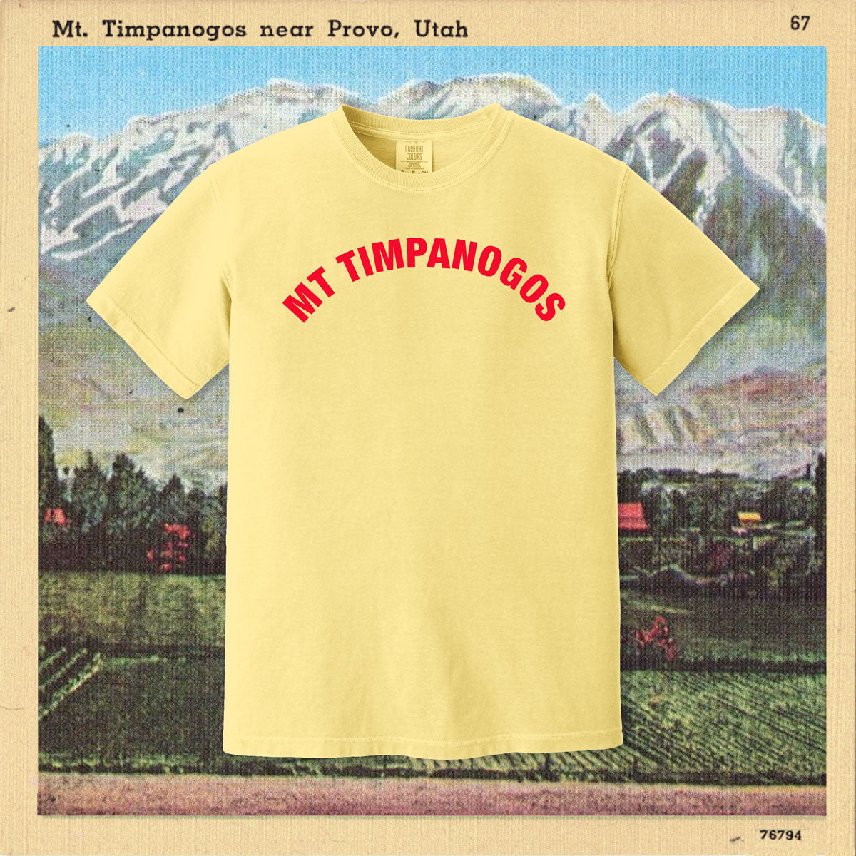 Mt Timpanogos Short Sleeve T-Shirt