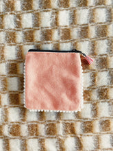 Load image into Gallery viewer, Coin Purse - Flamingo Pink with White Scallop Trim
