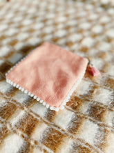 Load image into Gallery viewer, Coin Purse - Flamingo Pink with White Scallop Trim
